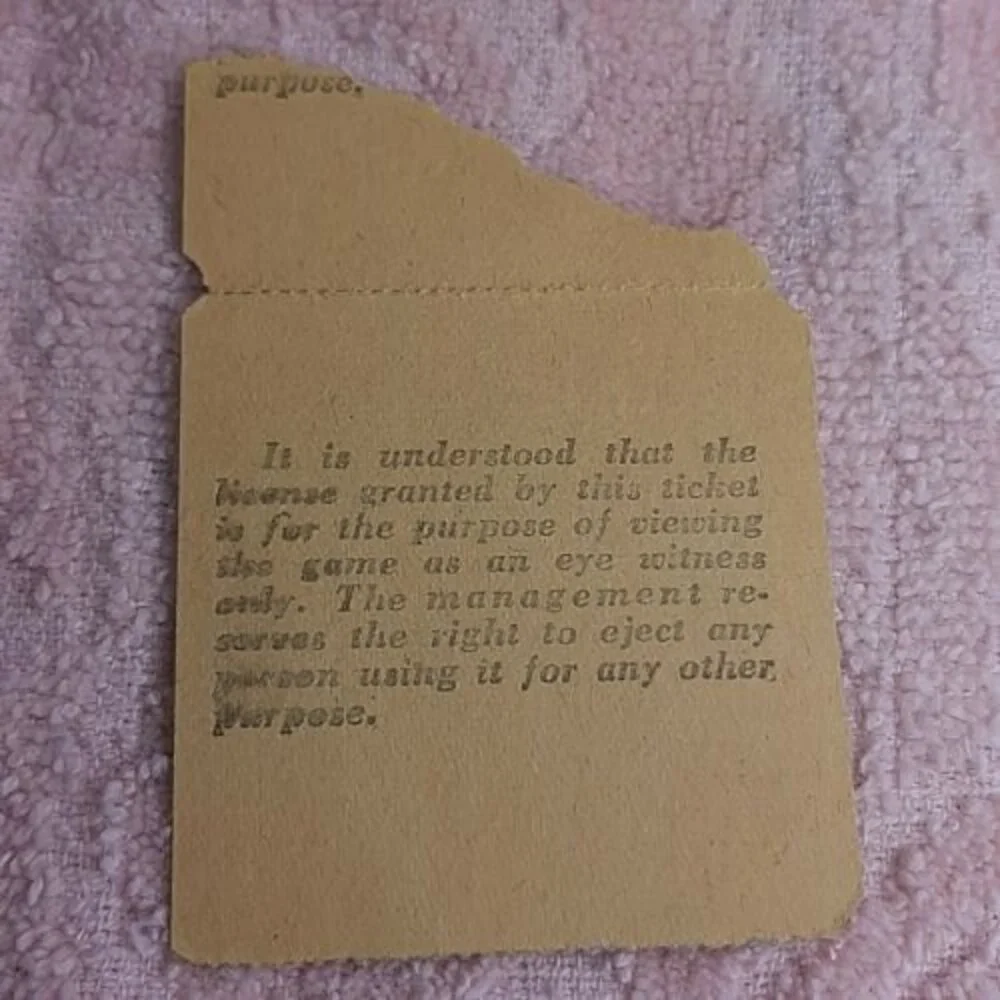 Vintage UCLA student football at the door ticket stub Dillingham Los Angeles